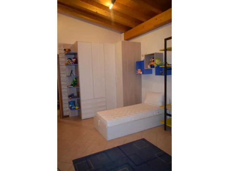 Cameretta in laminato matericoCameretta smart Collezione esclusiva scontata a PREZZI OUTLET