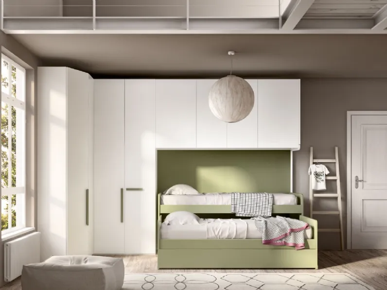 Cameretta Room147 Mottes selection con letto a ponte in Offerta Outlet