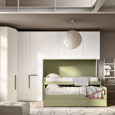 Cameretta Room147 Mottes selection con letto a ponte in Offerta Outlet