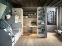 Cameretta Room170 Collezione esclusiva con letto a soppalco a prezzo Outlet