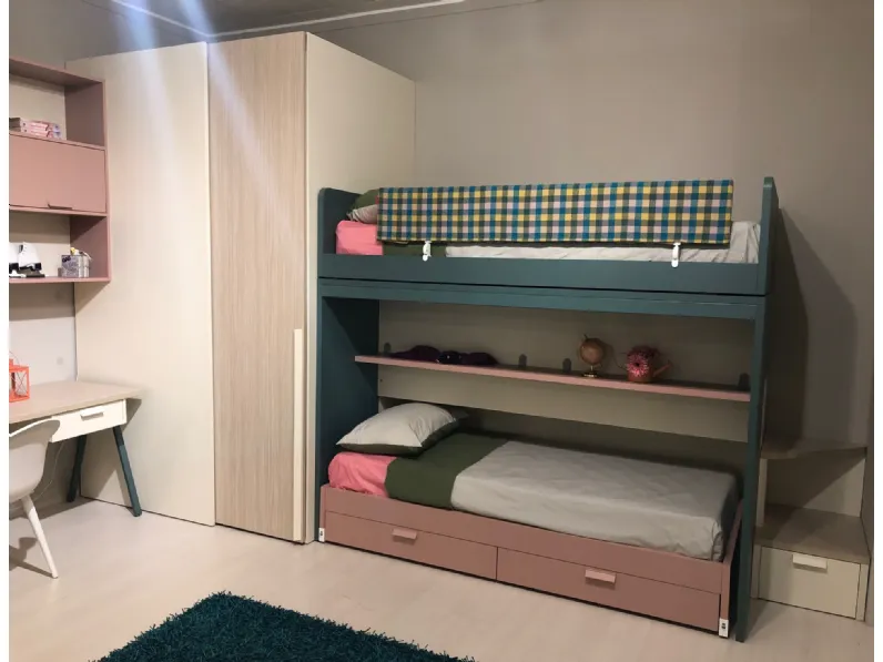 Cameretta Nidi Battistella in laminato opaco a prezzo Outlet