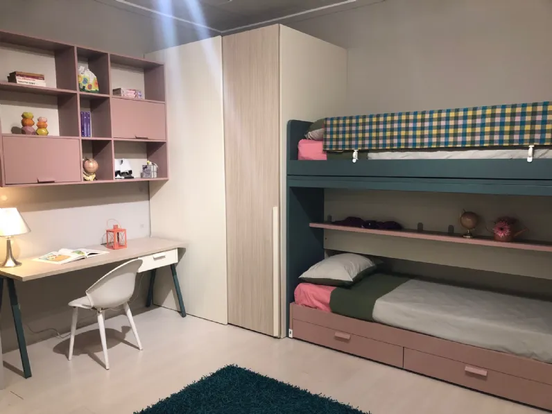 Cameretta Nidi Battistella in laminato opaco a prezzo Outlet