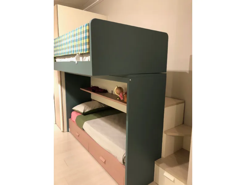Cameretta Nidi Battistella in laminato opaco a prezzo Outlet