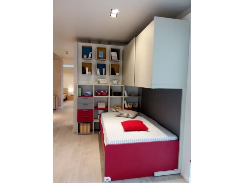 Cameretta Nidi Battistella con letto una piazza e mezza
 a prezzo Outlet