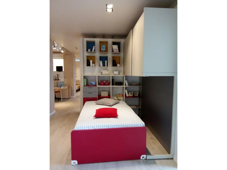Cameretta Nidi Battistella con letto una piazza e mezza
 a prezzo Outlet