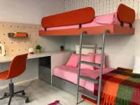 Cameretta Nidi Battistella in laminato opaco in Offerta Outlet
