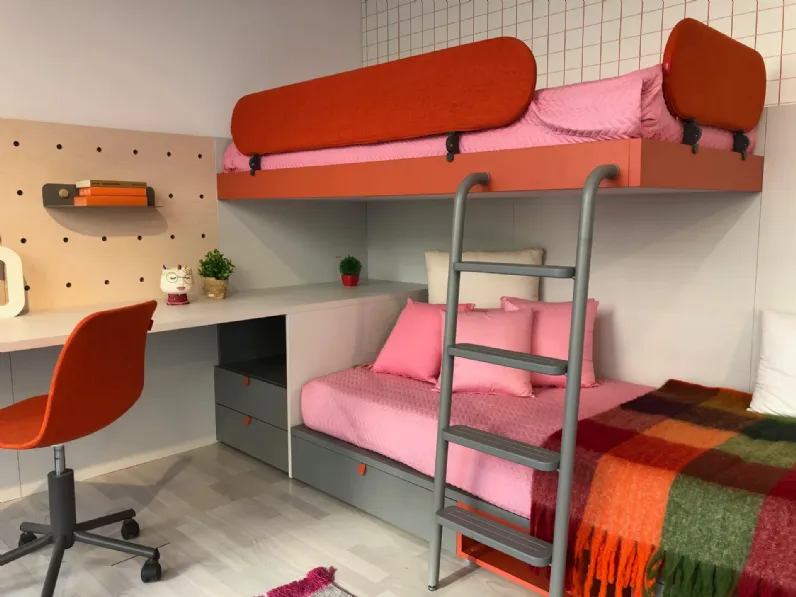Cameretta Nidi Battistella in laminato opaco in Offerta Outlet
