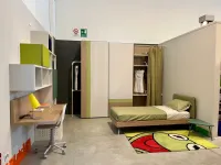 Cameretta Cameretta nidi con letto singolo Nidi letti a terra in Offerta Outlet