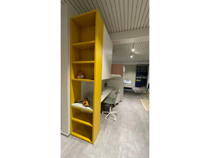 Cameretta soppalco Nidi in laminato opaco in Offerta Outlet