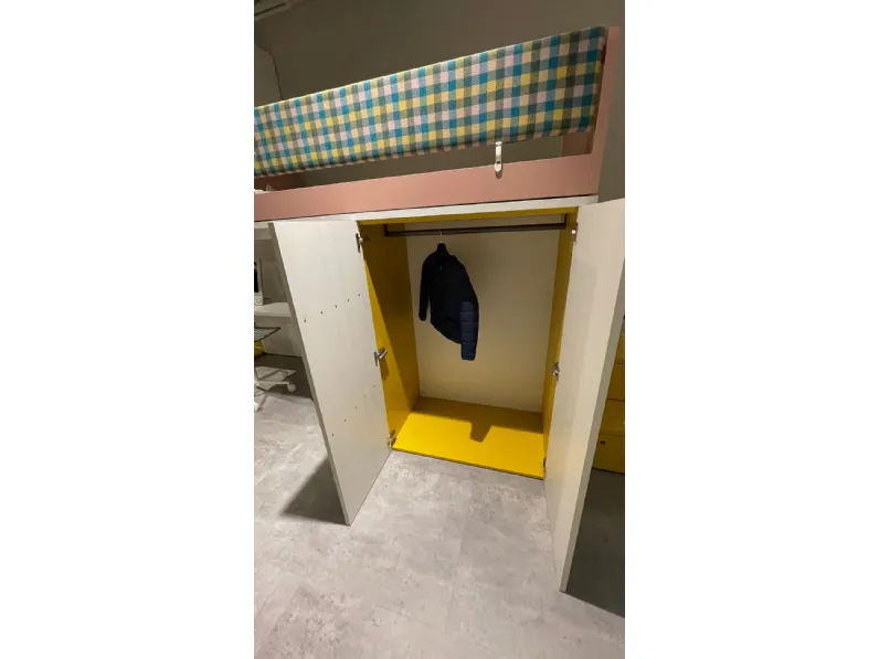 Cameretta soppalco Nidi in laminato opaco in Offerta Outlet