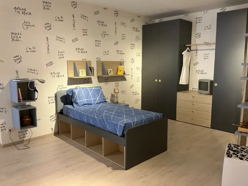 Cameretta Nidi Nidi letti a terra in Offerta Outlet