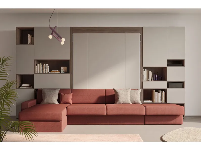 Cameretta Nobu * Clever in laminato opaco a prezzo Outlet