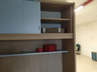 Cameretta Oliver: rovere e celeste, Zg Mobili in laminato opaco. Prezzo scontato!