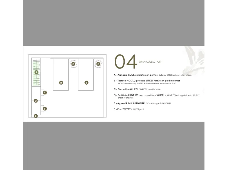 Cameretta Open 04 Mottes selection SCONTATA