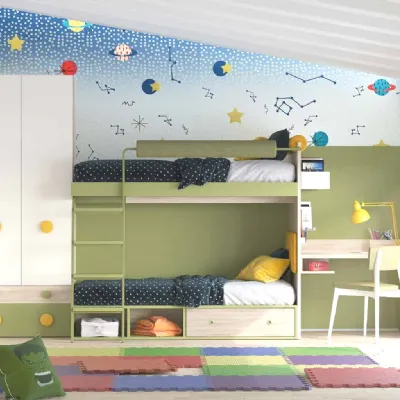 Cameretta Open S75 in laminato opaco in Offerta Outlet