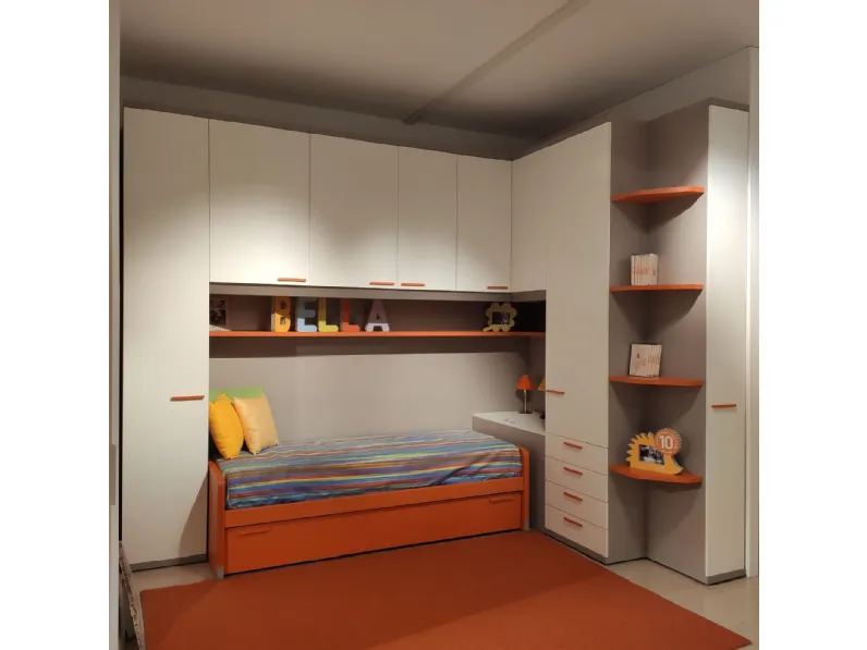 CAMERETTA Ponte ad angolo Doimo cityline a PREZZI OUTLET