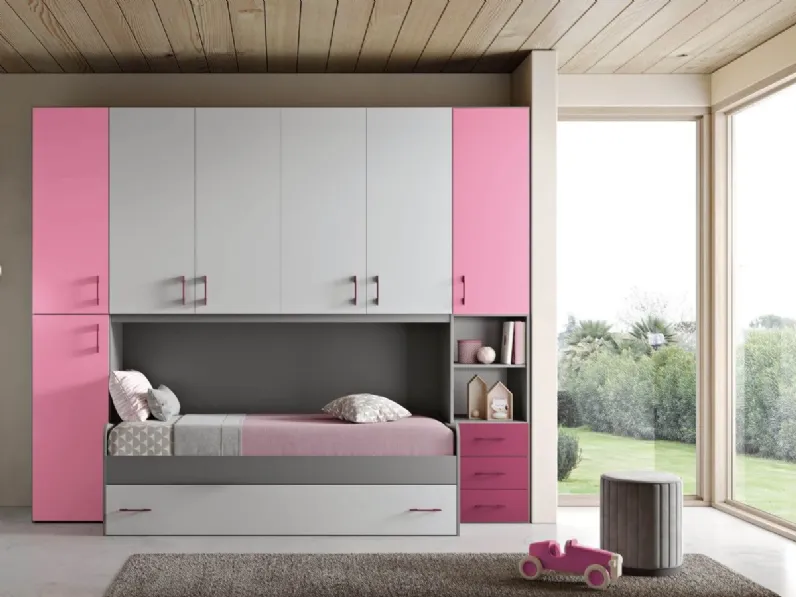 Cameretta Prbk06 Mcsmobili con letto a ponte�in offerta