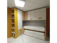 Cameretta Qik+archimete Doimo cityline in laminato materico a prezzo Outlet