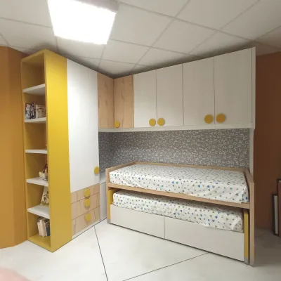 Cameretta Qik+archimete Doimo cityline in laminato materico a prezzo Outlet