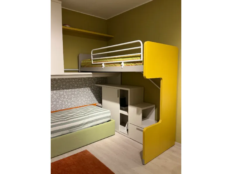 Cameretta Qik Doimo cityline in laminato opaco a prezzo Outlet