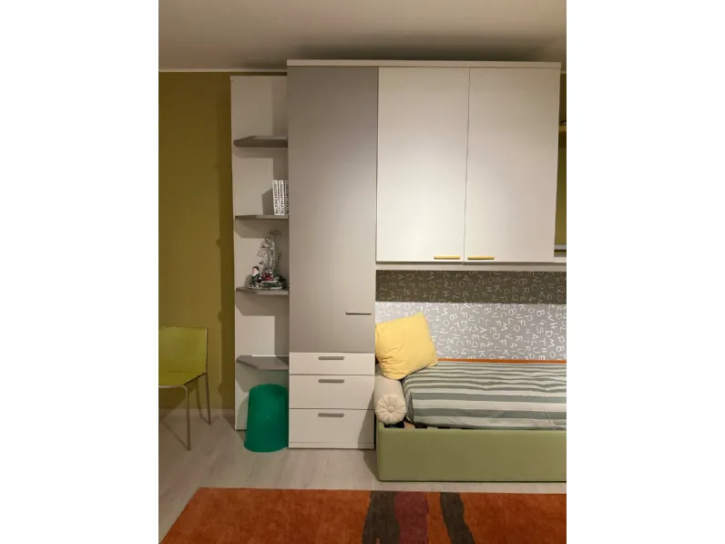 Cameretta Qik Doimo cityline in laminato opaco a prezzo Outlet