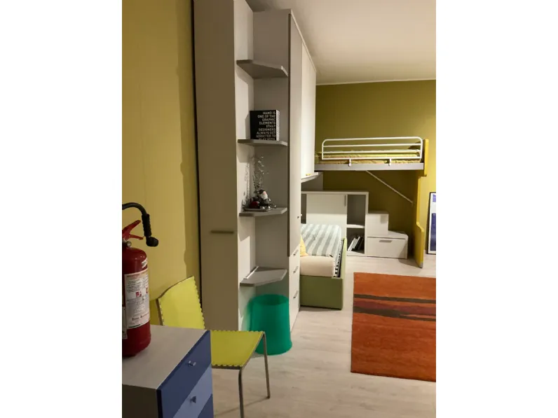 Cameretta Qik Doimo cityline in laminato opaco a prezzo Outlet