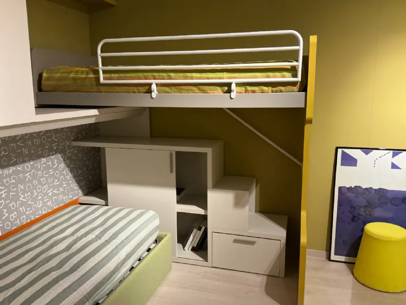 Cameretta Qik Doimo cityline in laminato opaco a prezzo Outlet