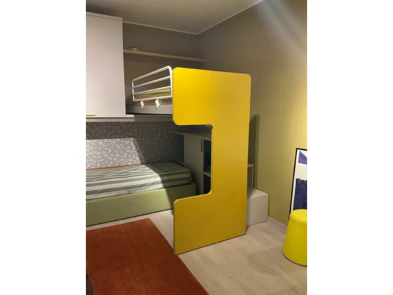 Cameretta Qik Doimo cityline in laminato opaco a prezzo Outlet