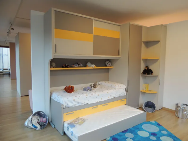 Cameretta Qik Doimo cityline letti a terra scontata