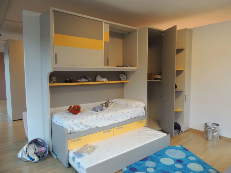 Cameretta Qik Doimo cityline letti a terra scontata