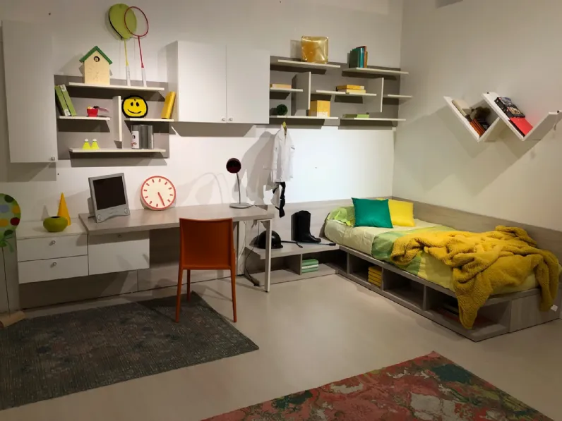 Cameretta Qik Doimo cityline letti a terra a prezzo scontato