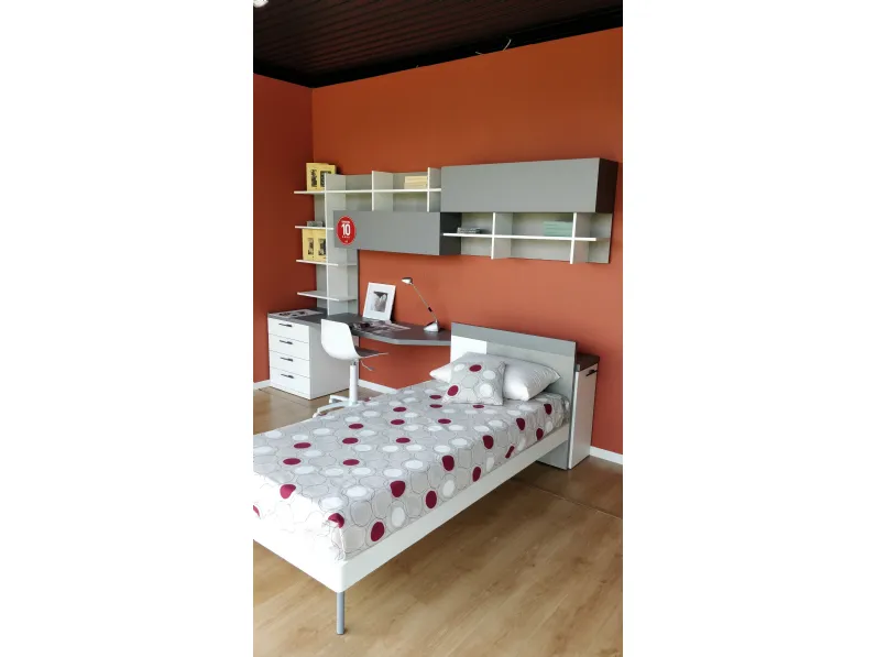 Cameretta Qik Doimo cityline in laminato materico in Offerta Outlet affrettati