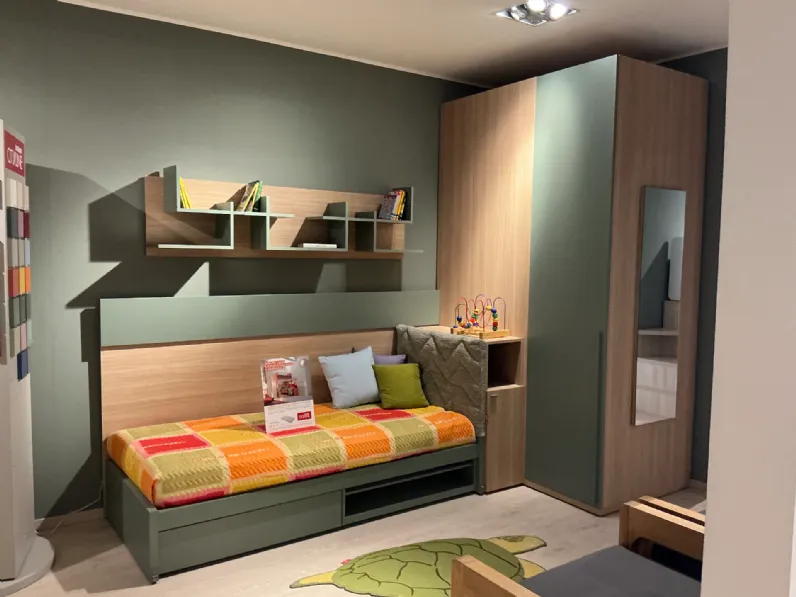 Cameretta Qik Doimo cityline letti a terra a prezzo Outlet