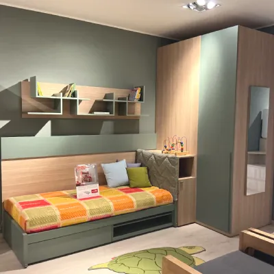 Cameretta Qik Doimo cityline letti a terra a prezzo Outlet