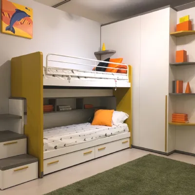 Cameretta Qik Doimo cityline in laminato opaco in Offerta Outlet