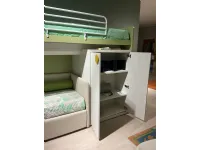Cameretta Qik Doimo cityline con letto a soppalco scorrevole a prezzo scontato
