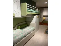 Cameretta Qik Doimo cityline con letto a soppalco scorrevole a prezzo scontato