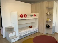 Cameretta Qik Doimo cityline con letto a castello scorrevolein offerta