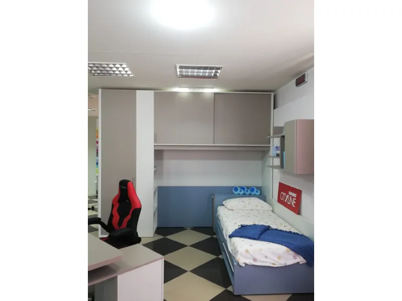 Cameretta Qik light Doimo cityline con letto a ponte�in offerta