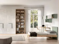 Cameretta Room128 Zg mobili con letto a terra in Offerta Outlet