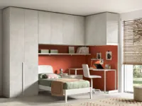 Cameretta Room130 Zg mobili in laminato materico a prezzo Outlet