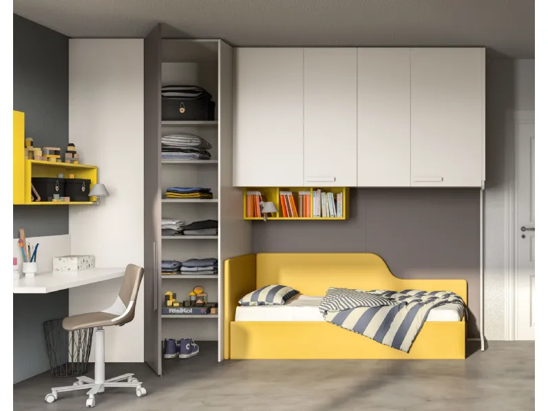 Cameretta Room140 Mottes selection con letto a pontein offerta