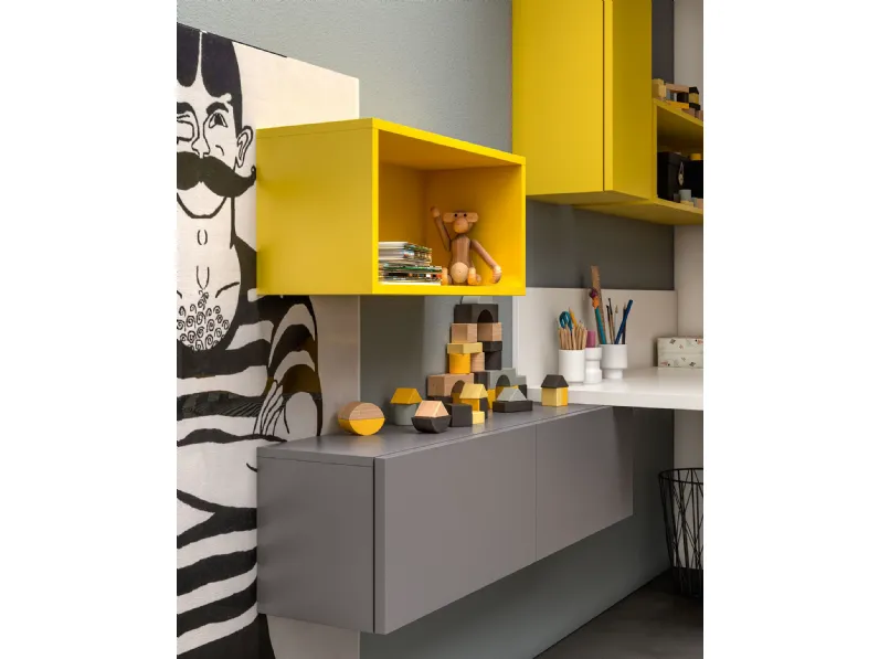 Cameretta Room140 Mottes selection con letto a pontein offerta