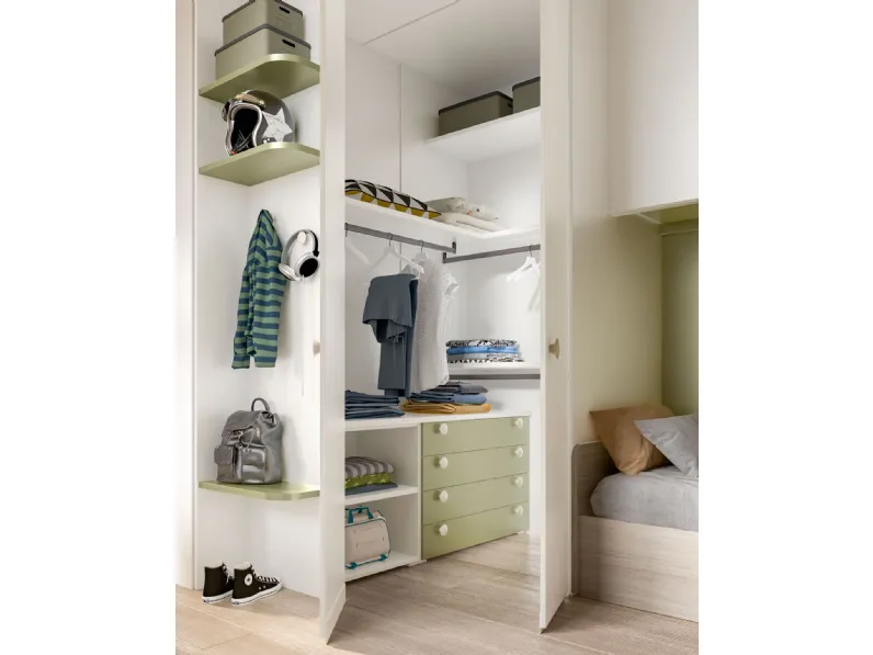 Cameretta in laminato opaco Room141 Zg mobili scontata a PREZZI OUTLET
