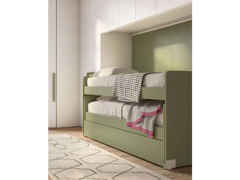 Cameretta Room147 Zg mobili con letto a soppalco scorrevolein offerta