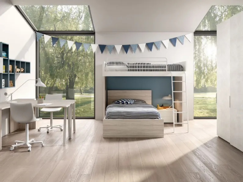 Cameretta in laccato opacoRoom154 Zg mobili scontata a PREZZI OUTLET