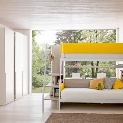 Cameretta Room155 Zg mobili con letto a castello in Offerta Outlet