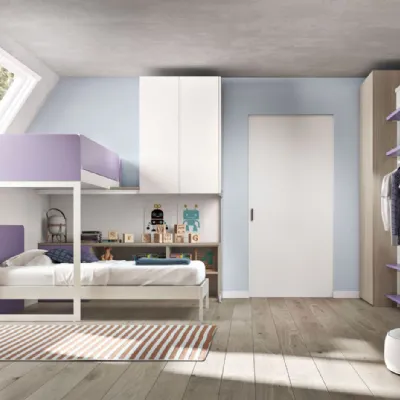 Cameretta Room169 Zg mobili in legno a prezzo Outlet