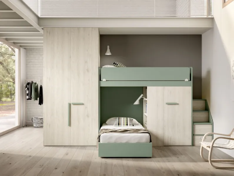 Cameretta Room172 Mottes selection con letto a soppalcoin offerta