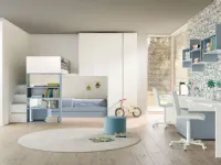 Cameretta Roon166 Zg mobili con letto a castello in Offerta Outlet